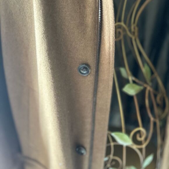 Schneiders shurwolle mit cashemere men's Brown Overcoat size 42 USA - Picture 5 of 12